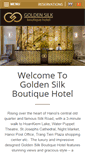 Mobile Screenshot of goldensilkhotel.com